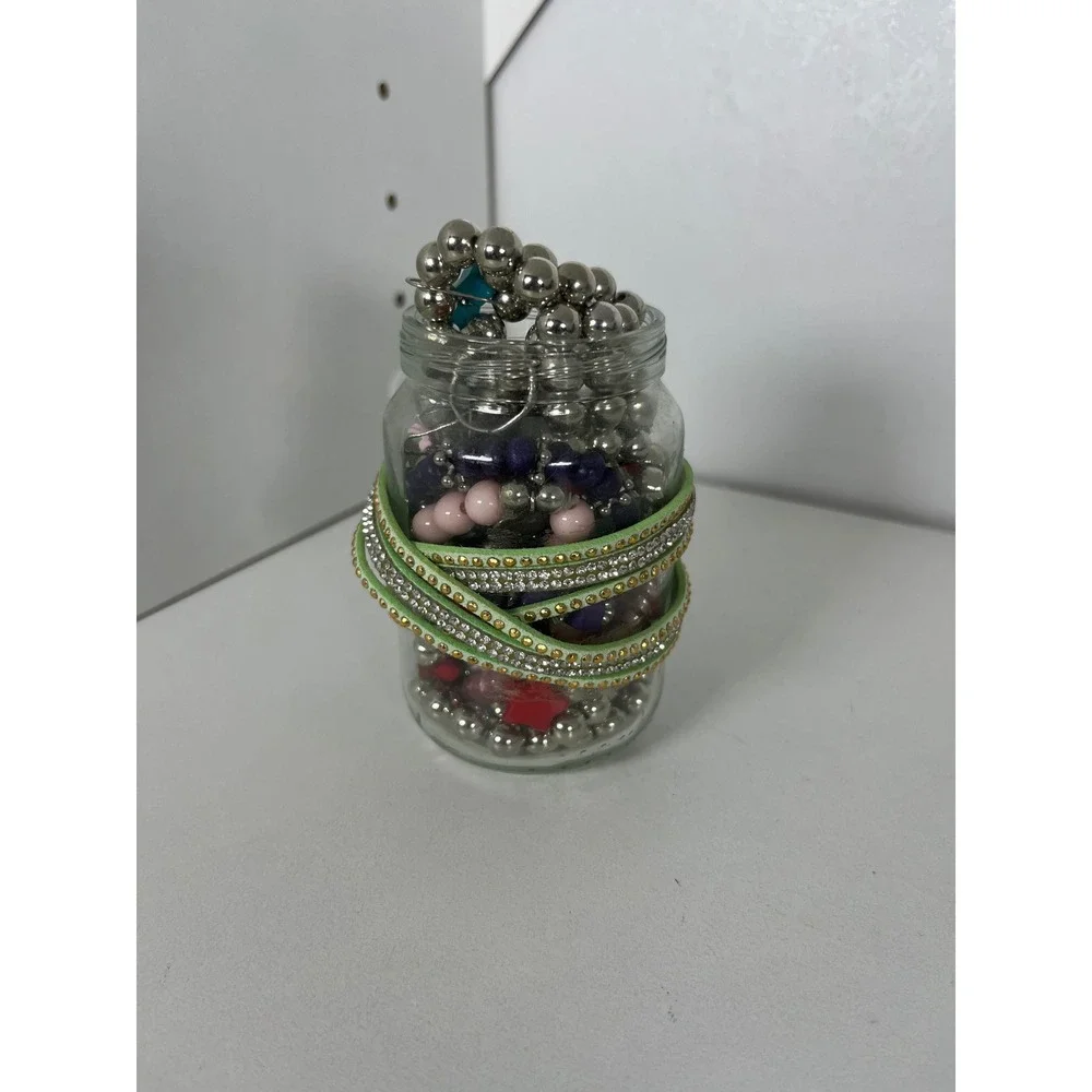 Assorted Kids Bracelet Costume Jewelry Jar Beaded Bracelets Rhinestone‎ Wrap